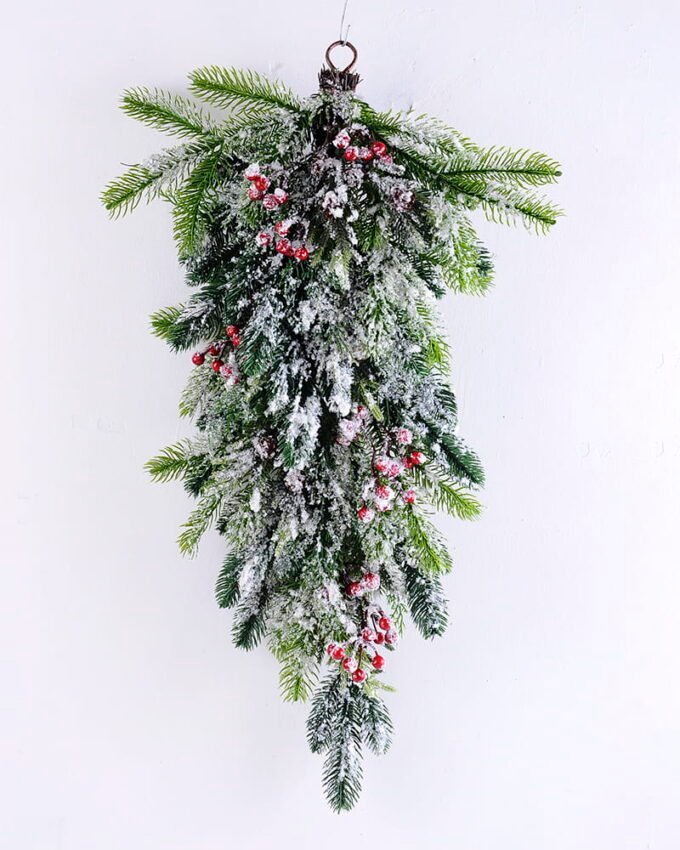 Artificial Plant 38*68*12CM Pine needle&berry hanging GS-13519005