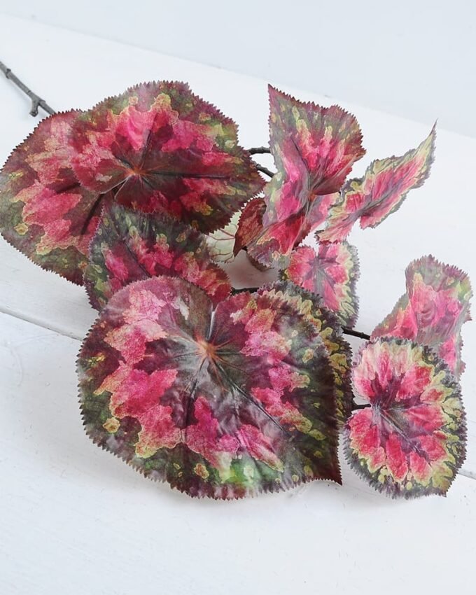 Artificial Plant 25*78CM SINGLE BEGONIA LEAVE GS-39119030