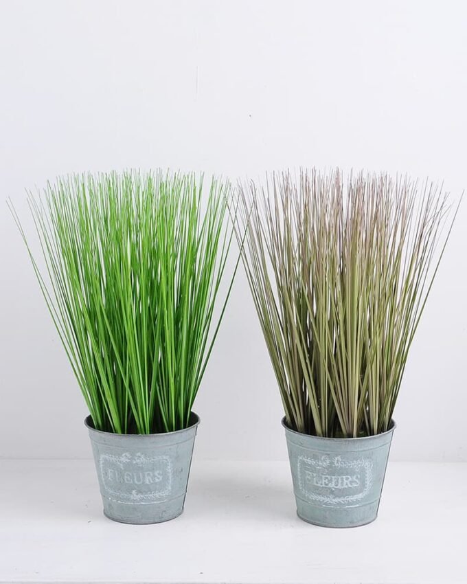Artificial Tree 25*29CM Plastic grass in metal pot GS-45719051+P 1 Artificial Tree 25*29CM Plastic grass in metal pot GS-45719051+P