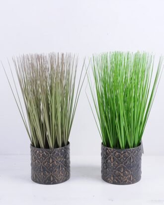 Artificial Tree 20*40CM Plastic grass in metal pot GS-45719056