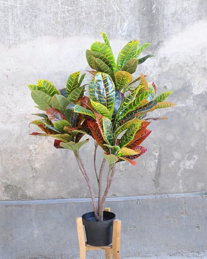 Artificial Tree 74*56*92cm color wood in the plastic pot/lvs102 GS-30419077