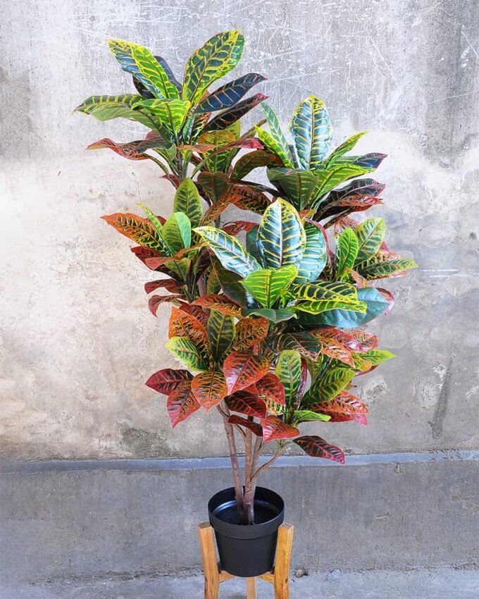 Artificial Tree 64*68*117cm color wood in the plastic pot/lvs150 GS-30419078