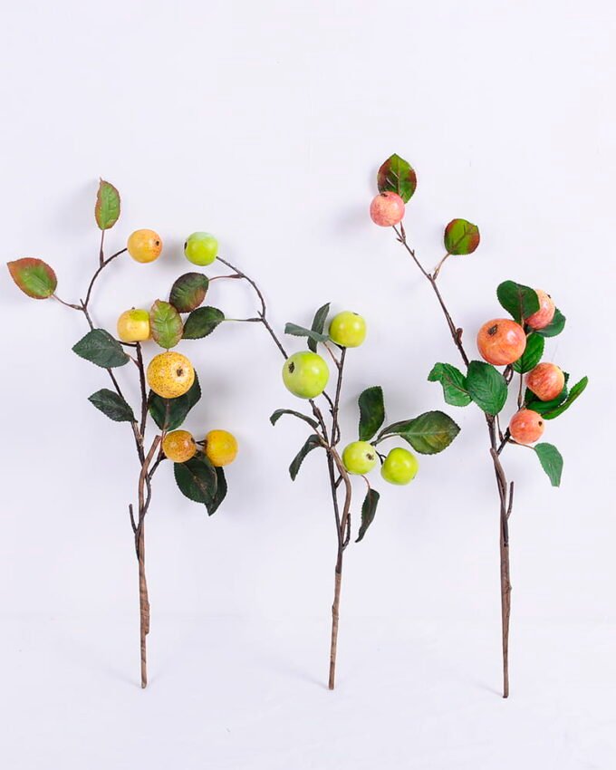 Artificial Branch fruit 20*47CM Apple Spray GS-59020017
