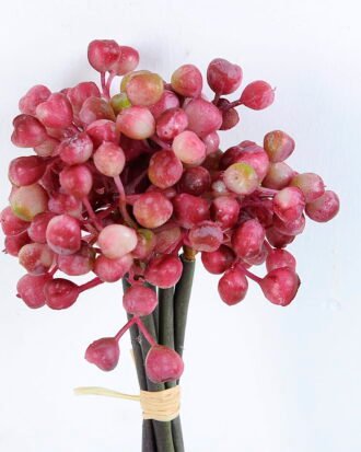 Artificial Branch fruit 11*28CM Berry Bouquet*5 GS-57720013-R2 Bouquet YeahFlower is one of Chinese leading OEM manufacturers and exporters , supplying the silk flowers, wholesale artificial trees Artificial Branch fruit 11*28CM Berry Bouquet*5 GS-57720013-R2