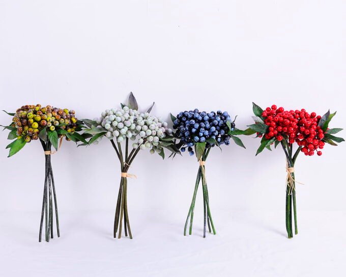 Artificial Branch fruit 15*28CM Berry Bouquet*5 GS-59020025-B1