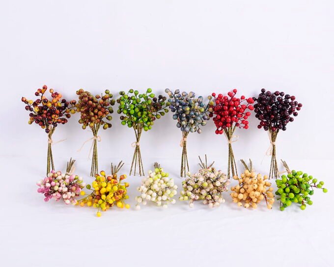 Artificial Branch fruit 9 Artificial Branch fruit 9.5*20CM Berry Bouquet*6 GS-59020024-G2