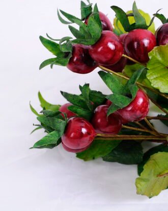 Artificial Branch fruit 14*40CM Chinese Rose Fruits Bouquet*3 GS-59020021-R1