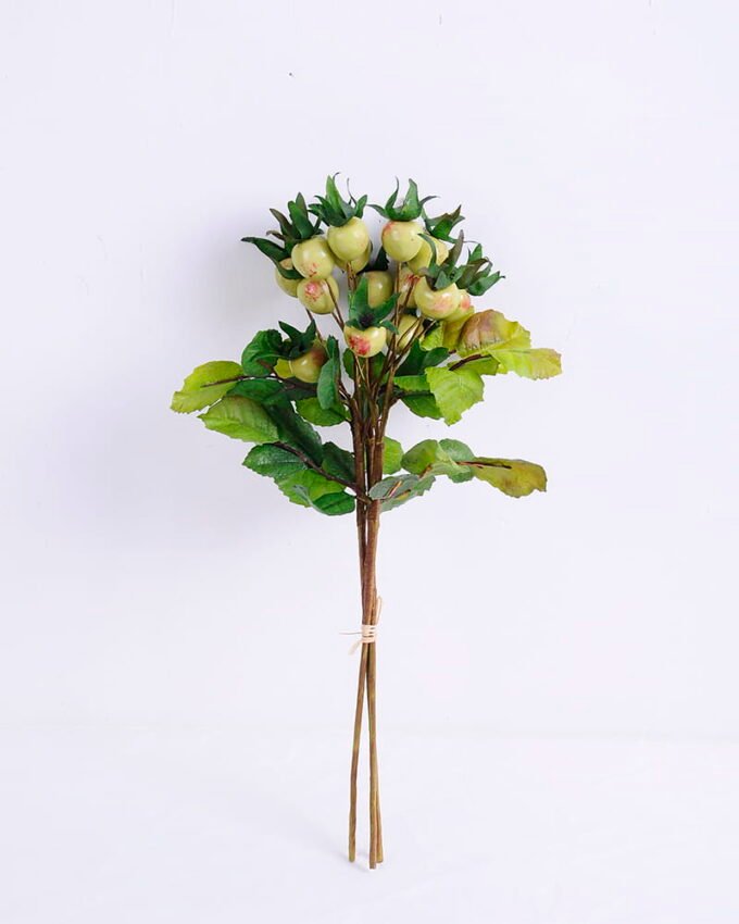 Artificial Branch fruit 14*40CM Chinese Rose Fruits Bouquet*3 GS-59020021