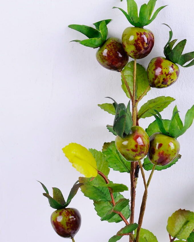 Artificial Branch fruit 16*59CM Chinese Rose Fruits Spray GS-59020026