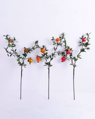 Artificial Branch fruit 29*71CM Pomegranate Spray*3 GS-59020019