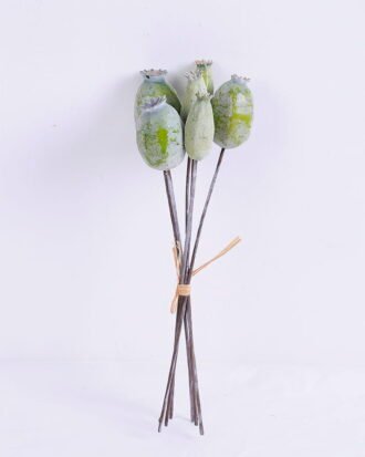 Artificial Branch fruit 10*26CM Poppy Bush*6 GS-59020011-G1