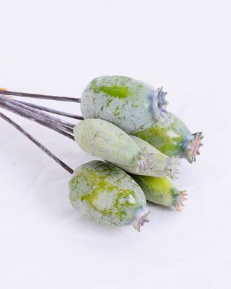 Artificial Branch fruit 10*26CM Poppy Bush*6 GS-59020011-G1