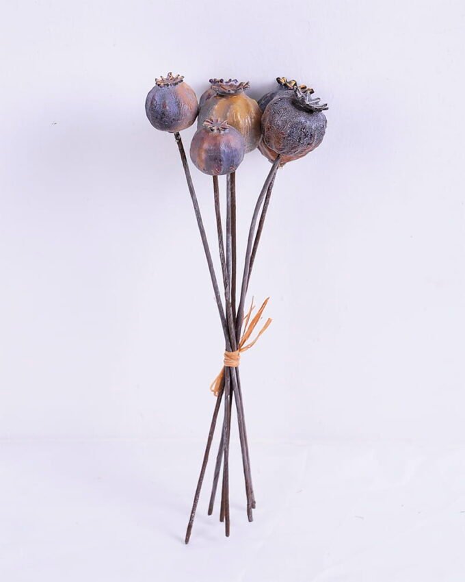 Artificial Branch fruit 11*25CM Poppy Bush*6 GS-59020012