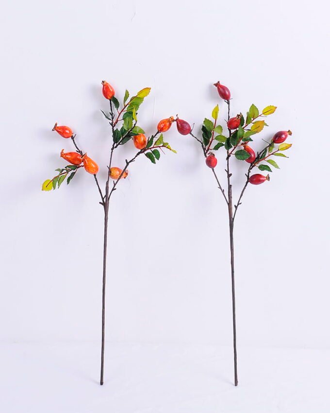Artificial Branch fruit 16*55CM Rose Hip GS-59020027