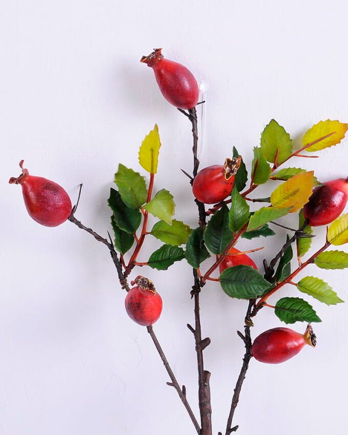 Artificial Branch fruit 16*55CM Rose Hip GS-59020027