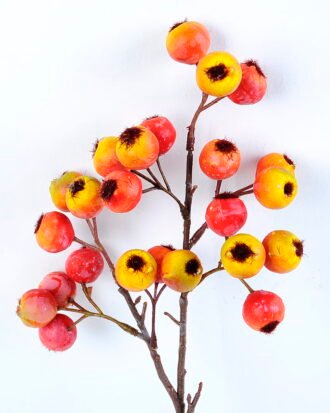 Artificial Branch fruit 12*47CM haw apple GS-57720008 Single Flowers YeahFlower is one of Chinese leading OEM manufacturers and exporters , supplying the silk flowers, wholesale artificial trees Artificial Branch fruit 12*47CM haw apple GS-57720008