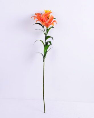 Artificial Flower W:23*H:90CM Lily spray*3 GS-1540247-O2