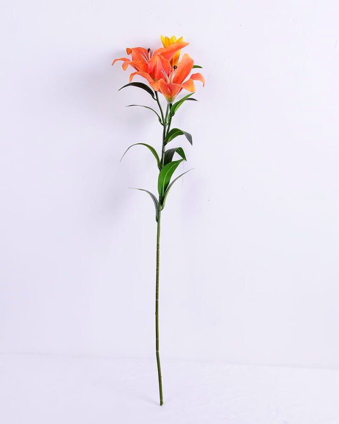 Artificial Flower W:23*H:90CM Lily spray*3 GS-1540247-O2 1 Artificial Flower W:23*H:90CM Lily spray*3 GS-1540247-O2