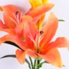 Artificial Flower W:23*H:90CM Lily spray*3 GS-1540247-O2 2 Artificial Flower W:23*H:90CM Lily spray*3 GS-1540247-O2