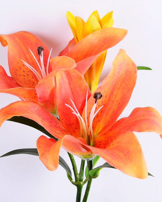 Artificial Flower W:23*H:90CM Lily spray*3 GS-1540247-O2 2 Artificial Flower W:23*H:90CM Lily spray*3 GS-1540247-O2