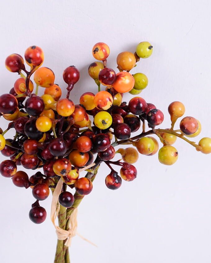Artificial Flower 9 Artificial Flower 9.5*20CM Berry Bouquet*6 GS-59020024-R1