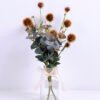 Artificial Flower 25*23*42CM Eucalyptus&Ball in glass pot with fake water GS-06920014