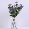 Artificial Flower 21*23*37CM Eucalyptus&Lavender in glass pot with fake water GS-06920013