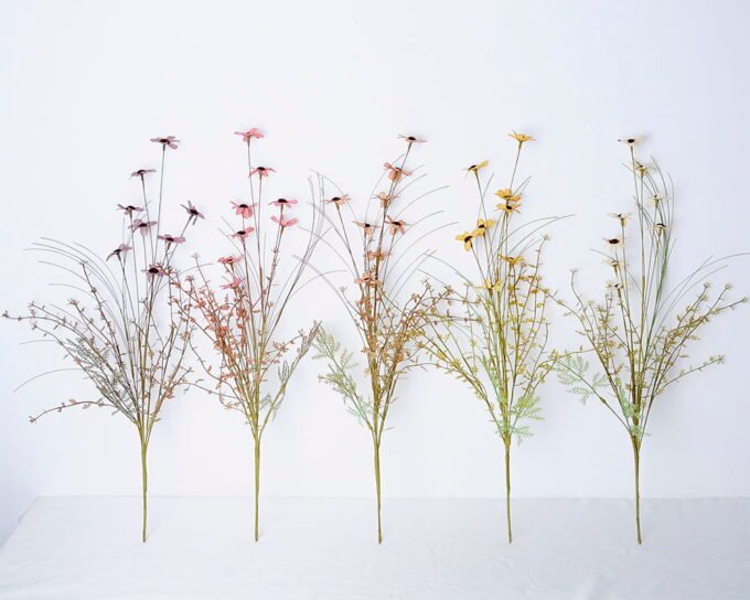 Artificial Flower 20*60CM Flwoer spray GS-53020004-Y1 2 Artificial Flower 20*60CM Flwoer spray GS-53020004-Y1