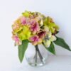 Artificial Flower 23*17*20CM Hydrange In Glassware GS-06920004-G1