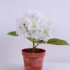 Artificial Flower 30*28*27CM Hydrange in plastic pot GS-15420014-W1