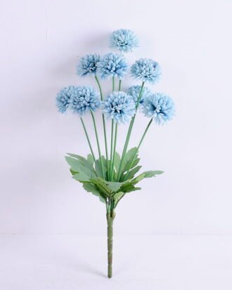Artificial Flower 18*53CM Mum Ball Bush*9 GS-05520014-B1