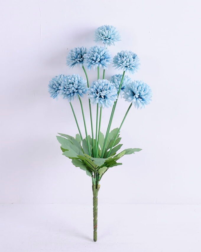 Artificial Flower 18*53CM Mum Ball Bush*9 GS-05520014-B1