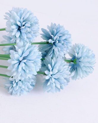 Artificial Flower 18*53CM Mum Ball Bush*9 GS-05520014-B1