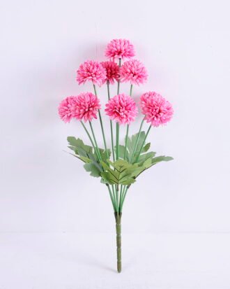 Artificial Flower 18*53CM Mum Ball Bush*9 GS-05520014-P2