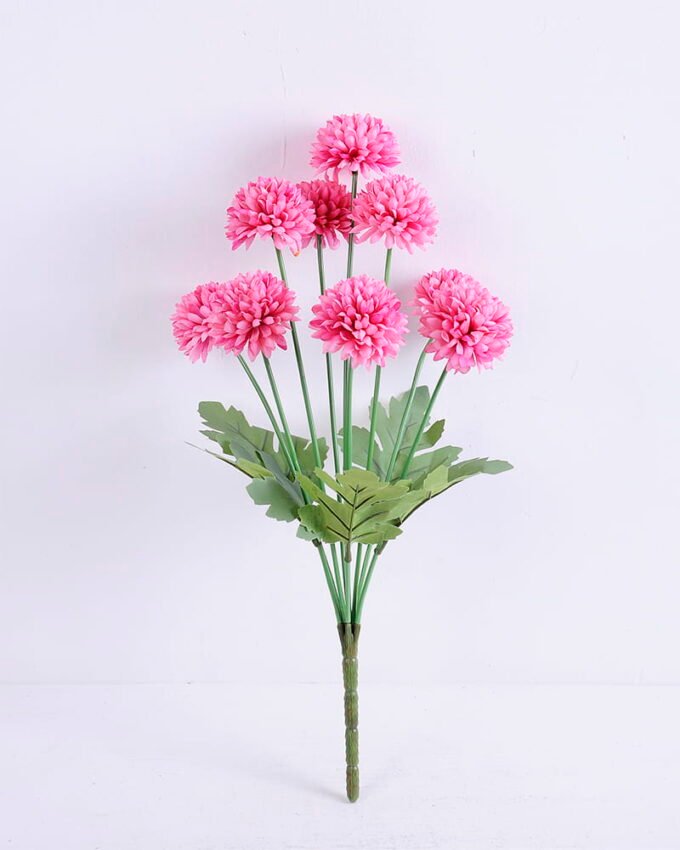 Artificial Flower 18*53CM Mum Ball Bush*9 GS-05520014-P2