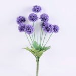 Artificial Flower 18*53CM Mum Ball Bush*9 GS-05520014-Z1