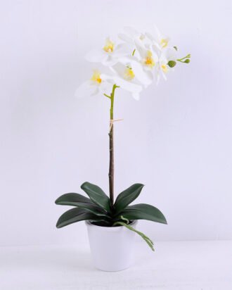 Artificial Flower 20*51CM Orchid*7 in plastic pot GS-15420012