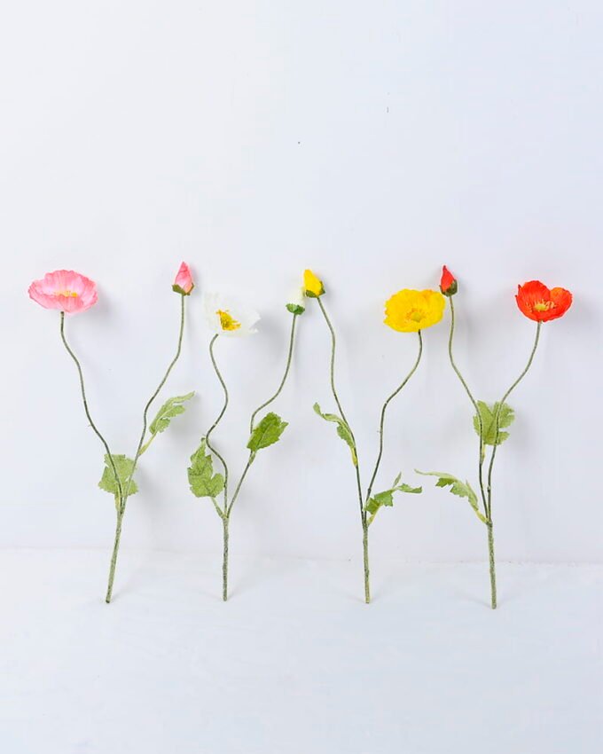 Artificial Flower 9*34CM Papaver Spray*2 GS-14620001 1 Artificial Flower 9*34CM Papaver Spray*2 GS-14620001