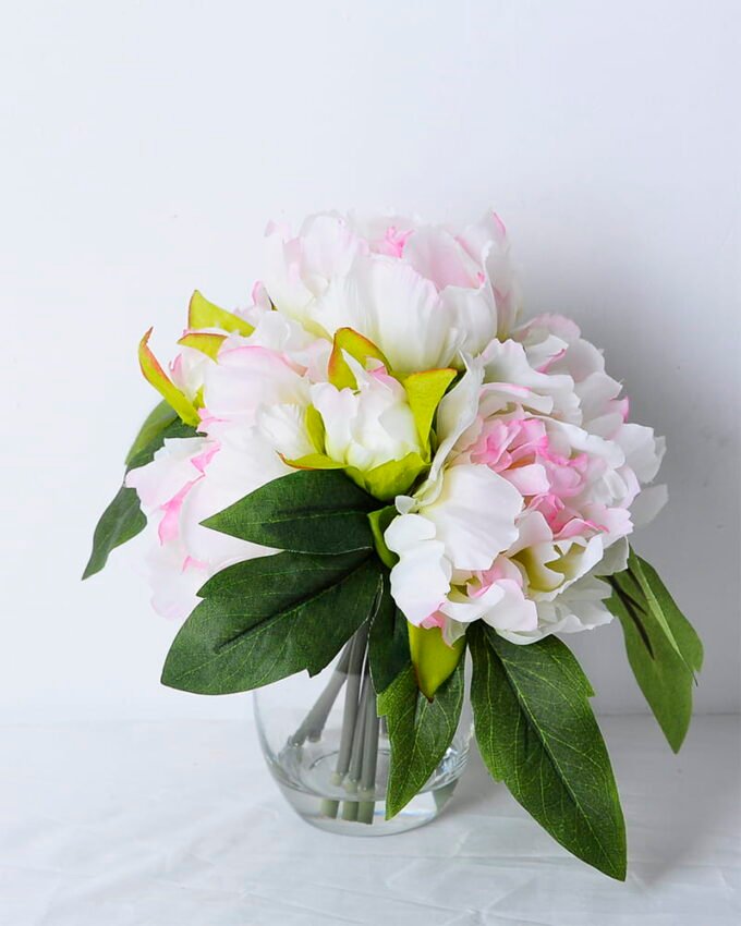 Artificial Flower 27*23*22CM Peony In Glassware GS-06920001 2 Artificial Flower 27*23*22CM Peony In Glassware GS-06920001