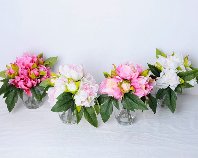 Artificial Flower 27*23*22CM Peony In Glassware GS-06920001 3 Artificial Flower 27*23*22CM Peony In Glassware GS-06920001