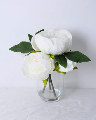 Artificial Flower 26*23*22CM Peony In Glassware GS-06920005
