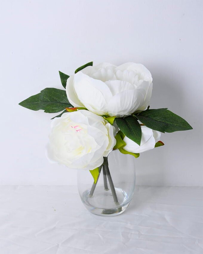 Artificial Flower 26*23*22CM Peony In Glassware GS-06920005 2 Artificial Flower 26*23*22CM Peony In Glassware GS-06920005
