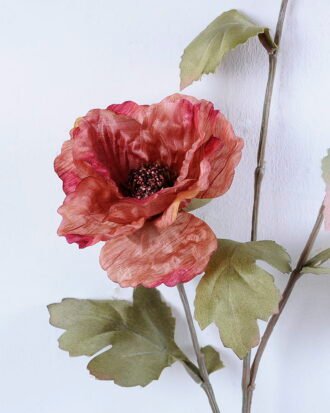 Artificial Flower 14*76CM Poppy Spray*3 GS-26220004-R2 Single Flowers YeahFlower is one of Chinese leading OEM manufacturers and exporters , supplying the silk flowers, wholesale artificial trees Artificial Flower 14*76CM Poppy Spray*3 GS-26220004-R2