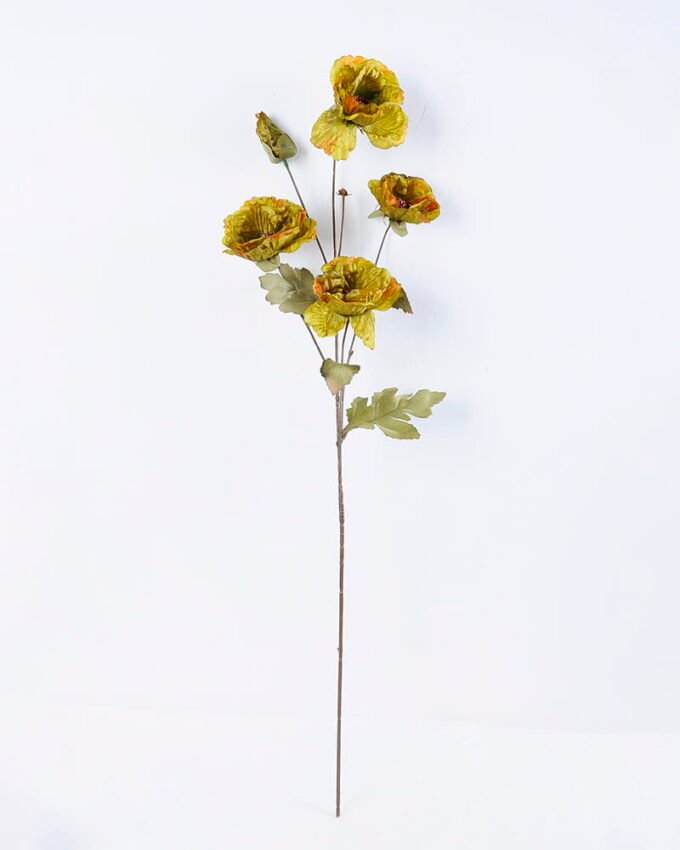 Artificial Flower 18*83CM Poppy Spray*5 GS-26220001-G1 1 Artificial Flower 18*83CM Poppy Spray*5 GS-26220001-G1