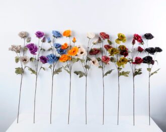 Artificial Flower 18*83CM Poppy Spray*5 GS-26220001