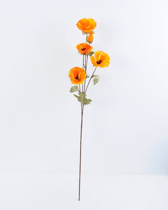 Artificial Flower 18*83CM Poppy Spray*5 GS-26220001