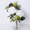 Artificial Flower 23*16*27CM Rose In Glassware GS-06920002