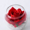 Artificial Flower 8*7.5CM Rose In Glassware GS-06920006