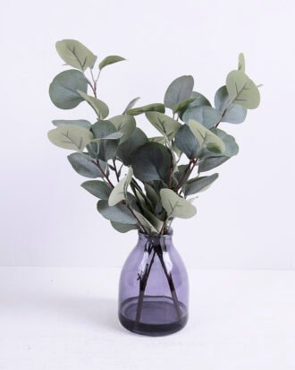 Artificial Plant 31*23*38CM Eucalyptus in glass pot with fake water GS-06920016 Potted Flowers&Plants YeahFlower is one of Chinese leading OEM manufacturers and exporters , supplying the silk flowers, wholesale artificial trees Artificial Plant 31*23*38CM Eucalyptus in glass pot with fake water GS-06920016