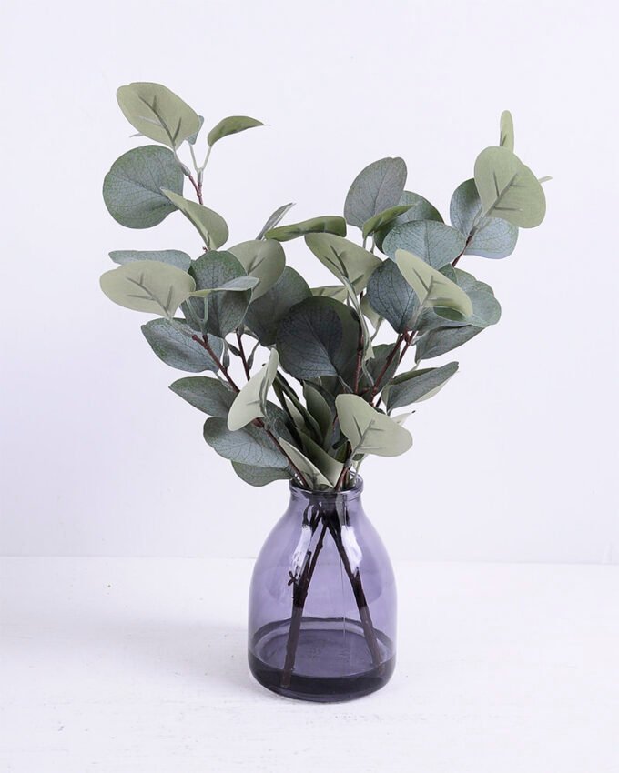 Artificial Plant 31*23*38CM Eucalyptus in glass pot with fake water GS-06920016